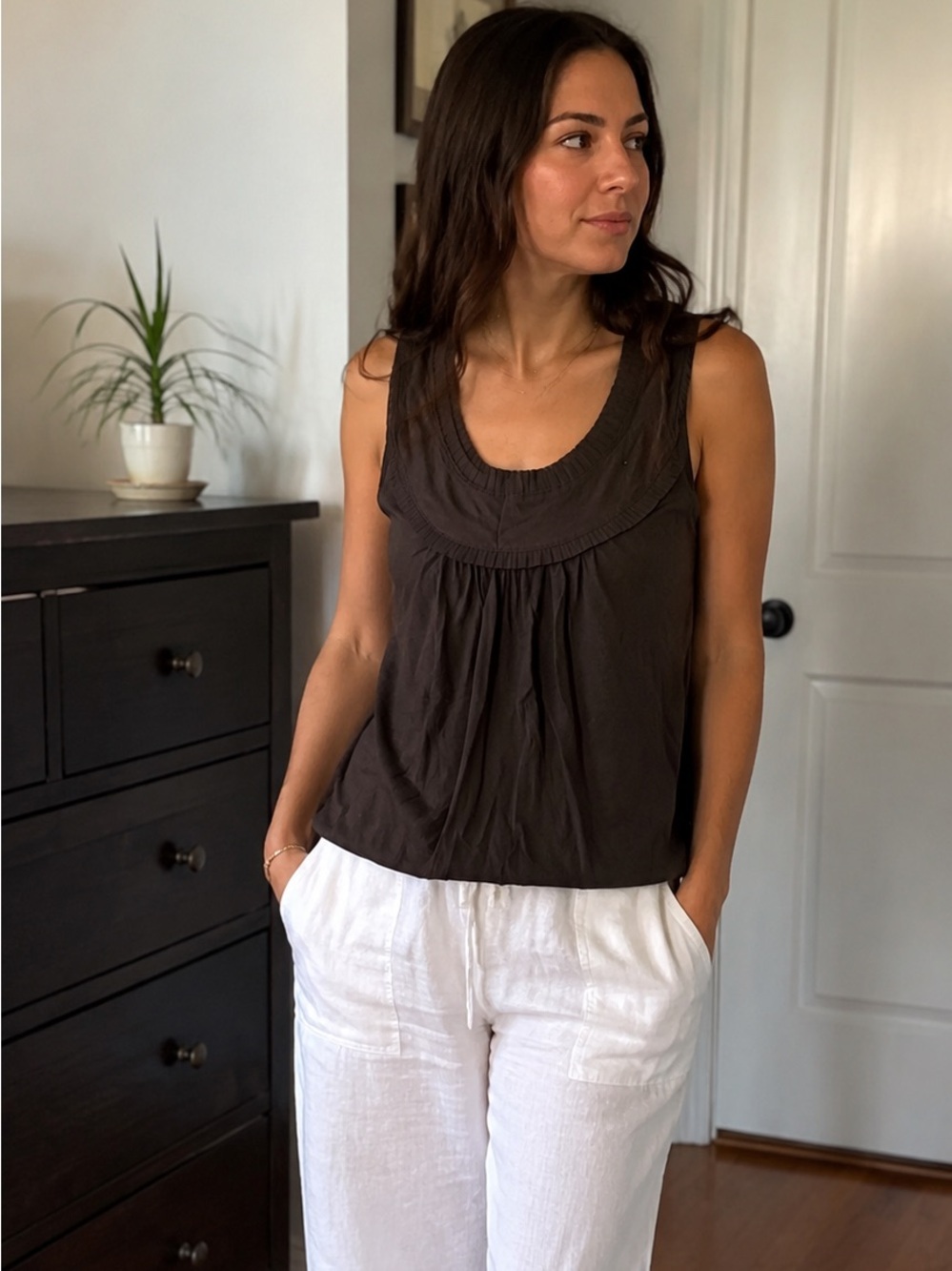 Olive Green Merona Tank